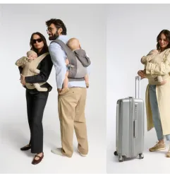 Kinderkraft CARRYBEE ергономична раница BEIGE – снимка 11