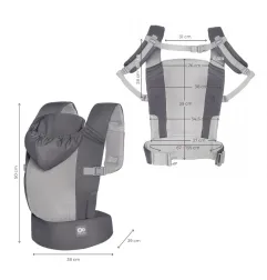 Kinderkraft CARRYBEE ергономична раница GREY – снимка 6