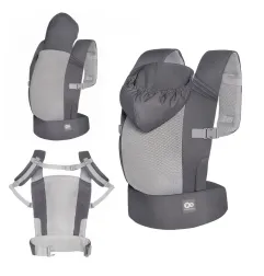 Ергономична раница Kinderkraft CARRYBEE, Grey