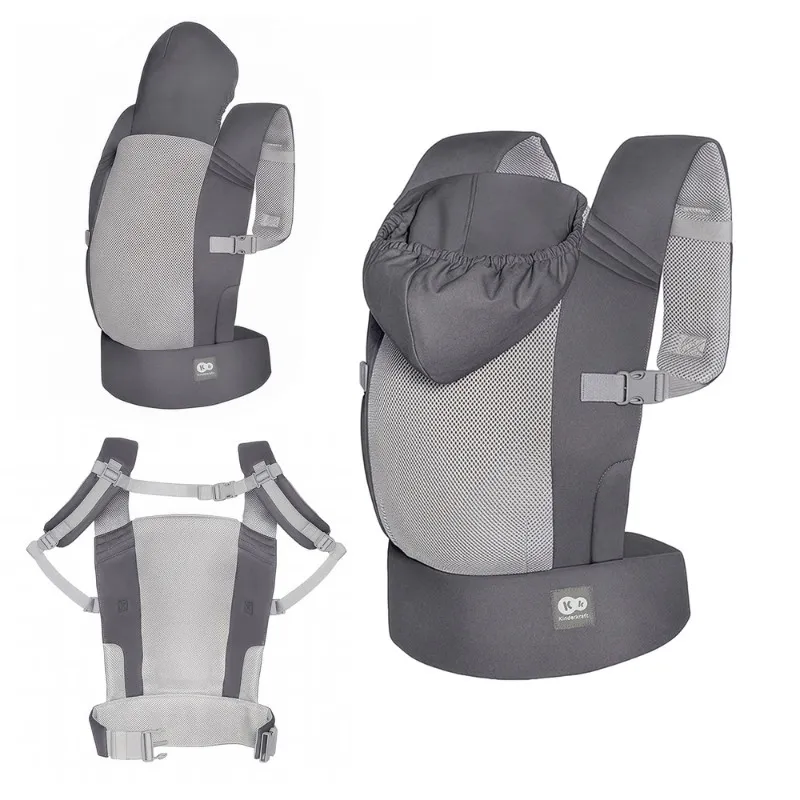Ергономична раница Kinderkraft CARRYBEE, Grey