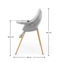 KinderKraft FINI UP столче за хранене GREY – снимка 5