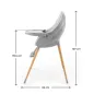 KinderKraft FINI UP столче за хранене GREY