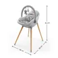 KinderKraft FINI UP столче за хранене GREY