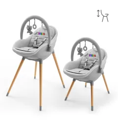 KinderKraft FINI UP столче за хранене GREY – снимка 11