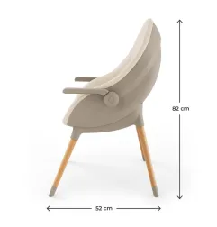 KinderKraft FINI UP столче за хранене BEIGE – снимка 5
