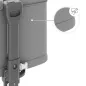 KinderKraft NESTEE GROW 2 бебешка кошара DARK GREY