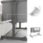 KinderKraft NESTEE GROW 2 бебешка кошара DARK GREY