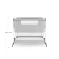 KinderKraft NESTEE GROW 2 бебешка кошара LIGHT GREY