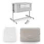 KinderKraft NESTEE GROW 2 бебешка кошара LIGHT GREY