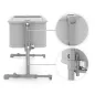 KinderKraft NESTEE GROW 2 бебешка кошара LIGHT GREY