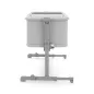 KinderKraft NESTEE GROW 2 бебешка кошара LIGHT GREY