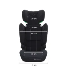 Бустер с облегалка Kinderkraft I-SPARK 2 PLUS, Black