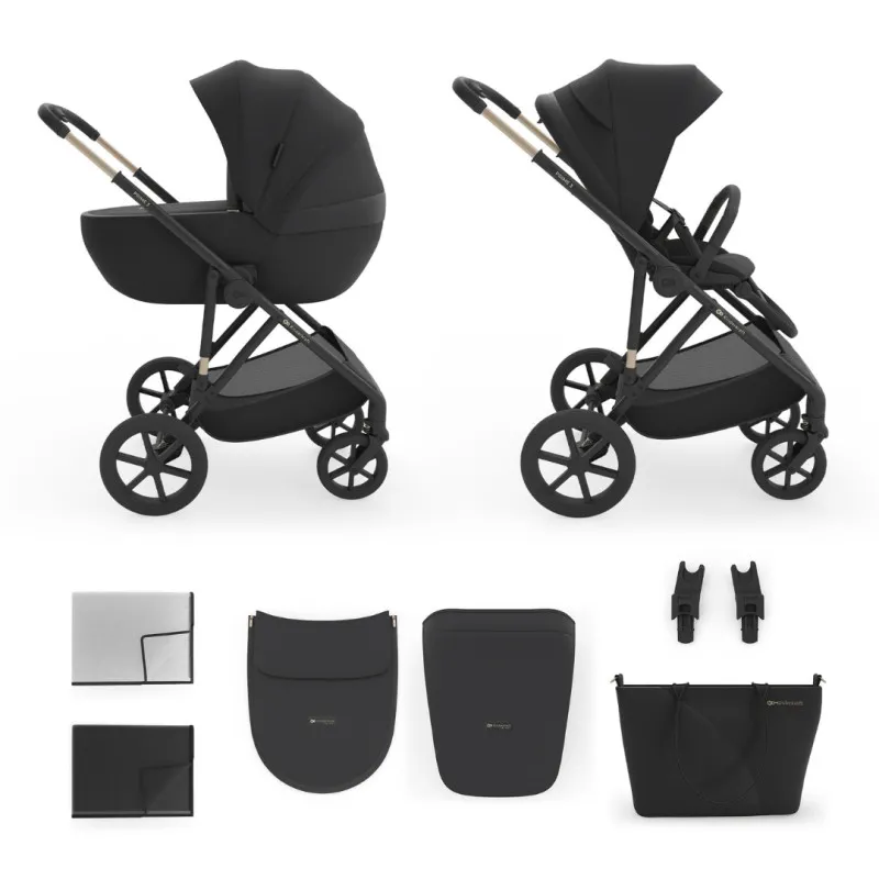 Комбинирана количка Kinderkraft Prime 3 2в1, BLACK