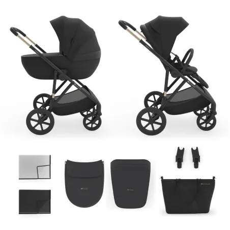 Комбинирана количка Kinderkraft Prime 3 2в1, BLACK