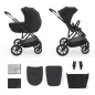 Комбинирана количка Kinderkraft Prime 3 2в1, BLACK