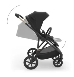 Комбинирана количка Kinderkraft Prime 3 2в1, BLACK – снимка 12